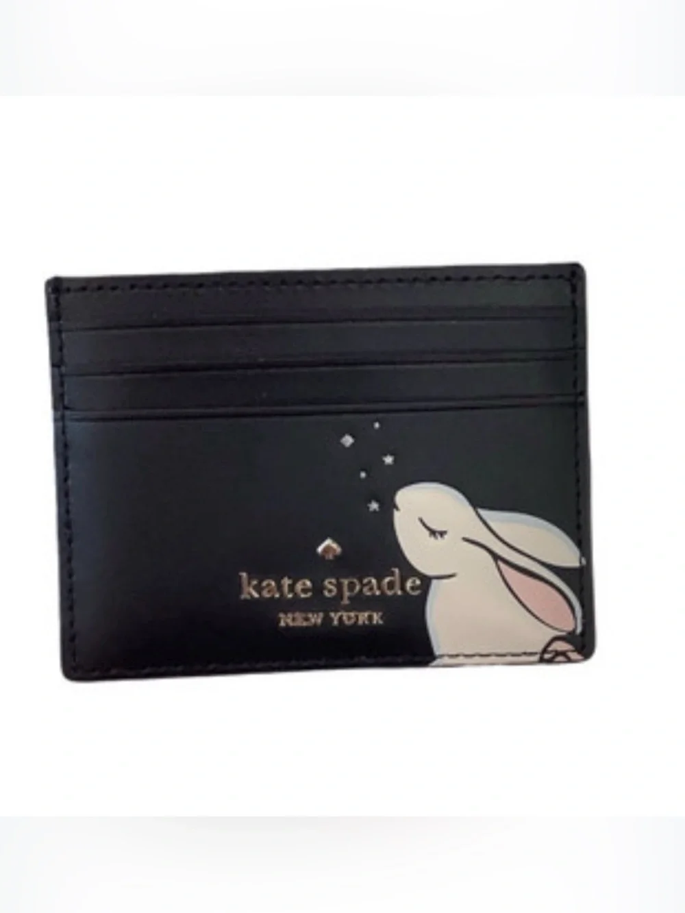 KATE SPADE BUNBUN BUNNY SMALL SLIM CARD HOLDER